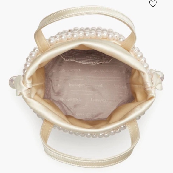 Purl Pearl Embellished Small Bucket Bag | Kate Spade - Picture 3 of 11